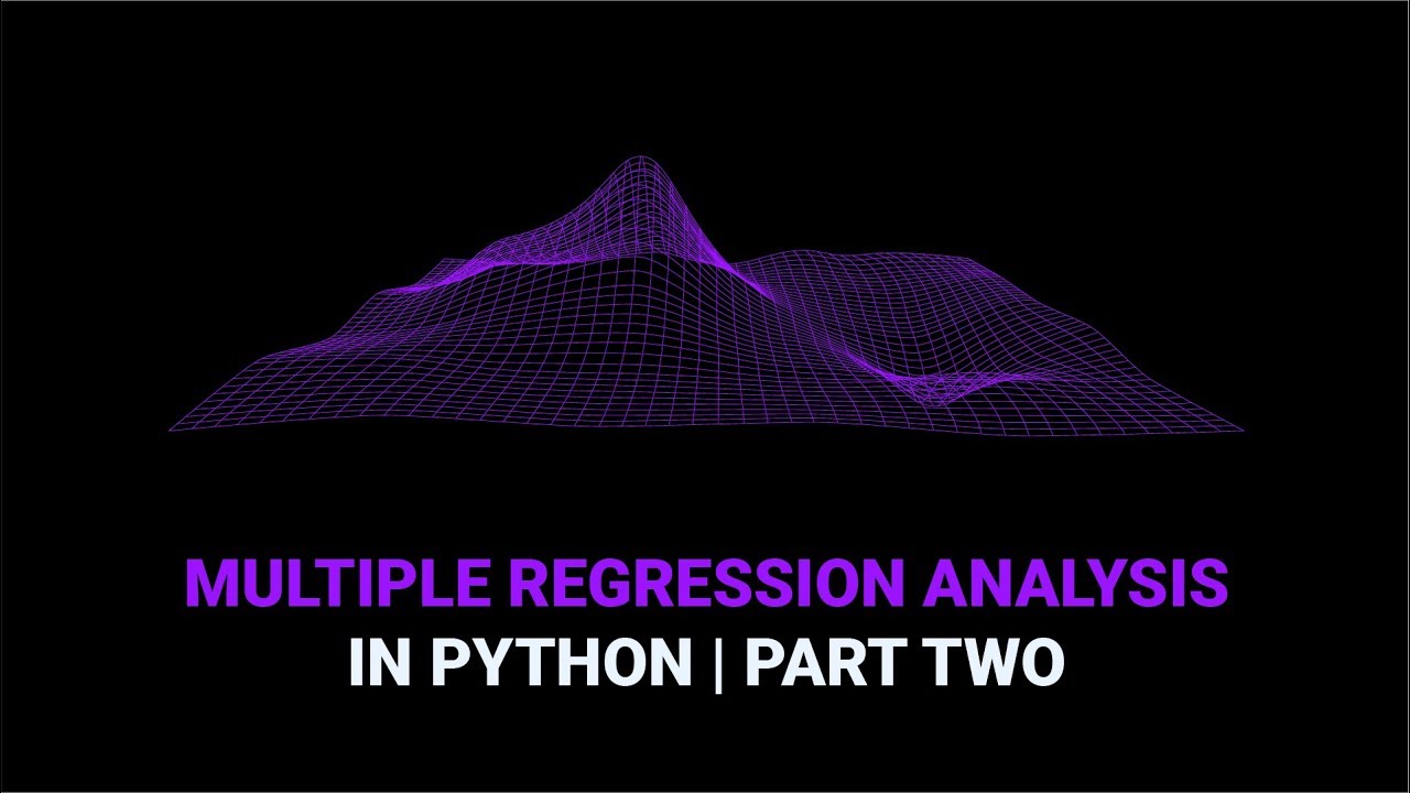 Multiple Regression Analysis in Python | Part 2