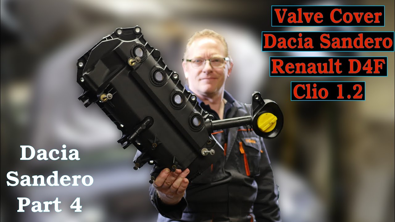 Часть 4. Как снять впускной коллектор и крышку клапанов на двигателе Dacia Sandero Renault D4F 1.2