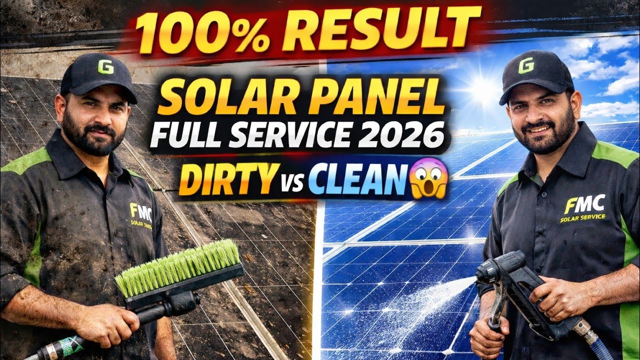 Kya aap ke solar panels dhool mitti ki wajahse kam bijli bana rahe hainIs video mein hum ne complete