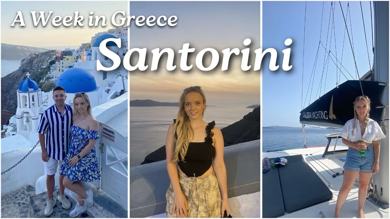 Ultimate Santorini Vlog 2025 🇬🇷 | Fira, Oia, Kamari, Radisson Blu, Catamaran Sunset Cruise & More!