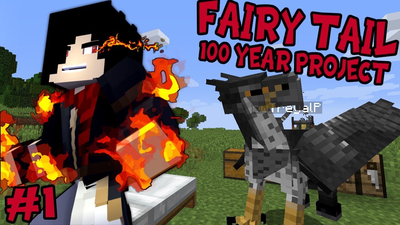 OUR NEW FAIRY TAIL PROJECT! || Minecraft Fairy Tail 100 Year Project Episode 1