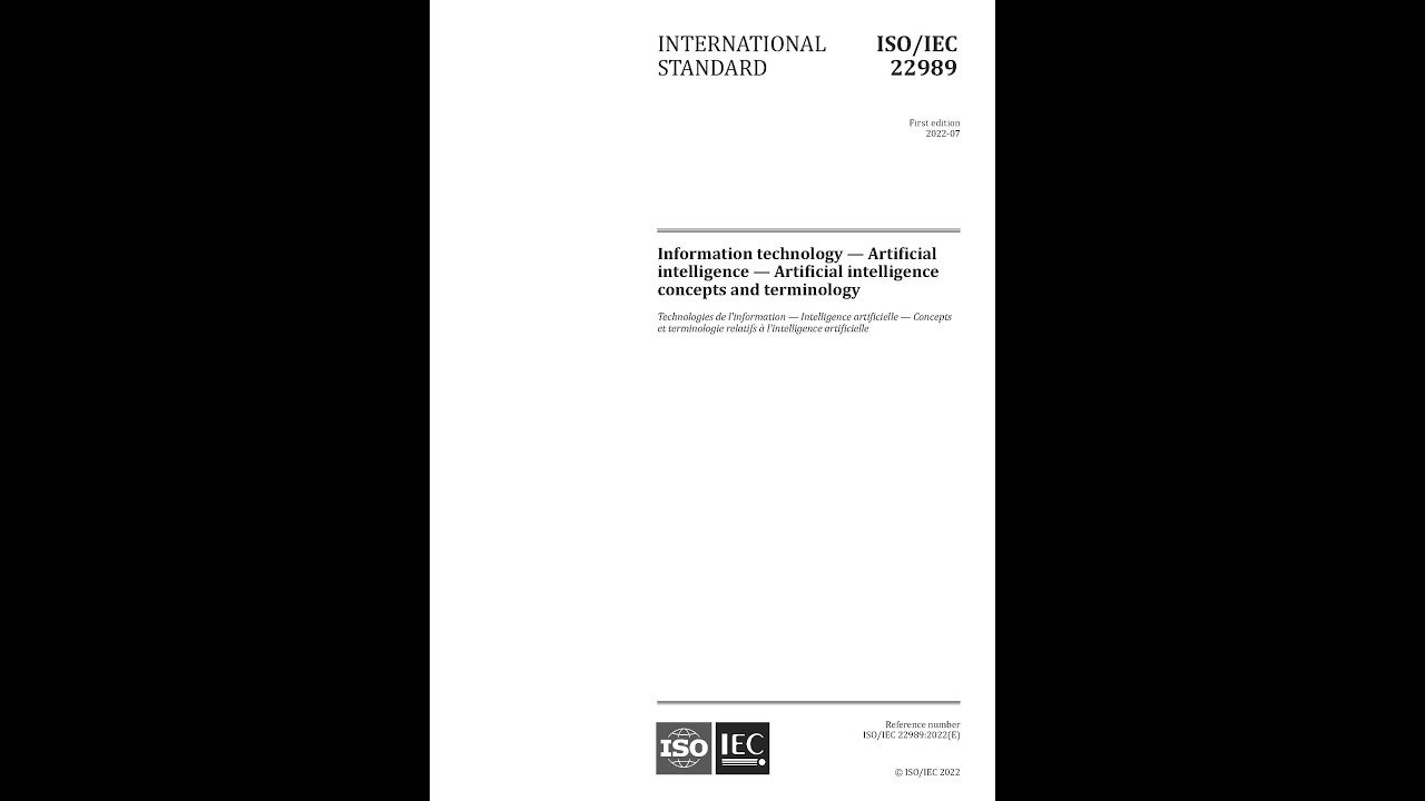 ISO IEC 22989 Overview