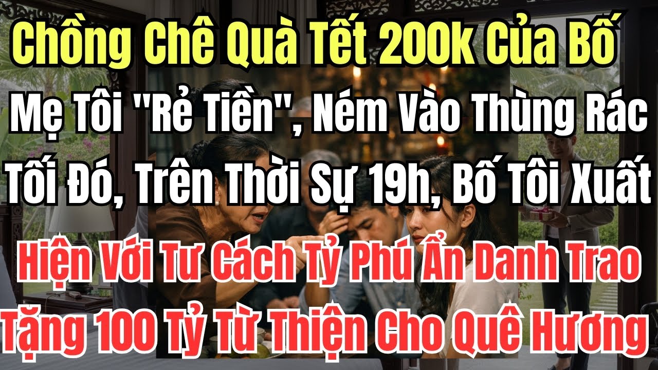 Chồng Chê Quà Tết 200k Của Bố Mẹ Tôi 