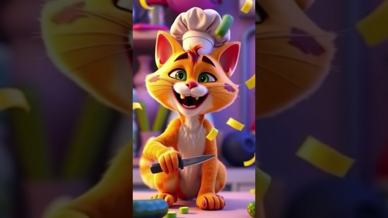 Mitten makes food 🥘 .And Pranked us😂.