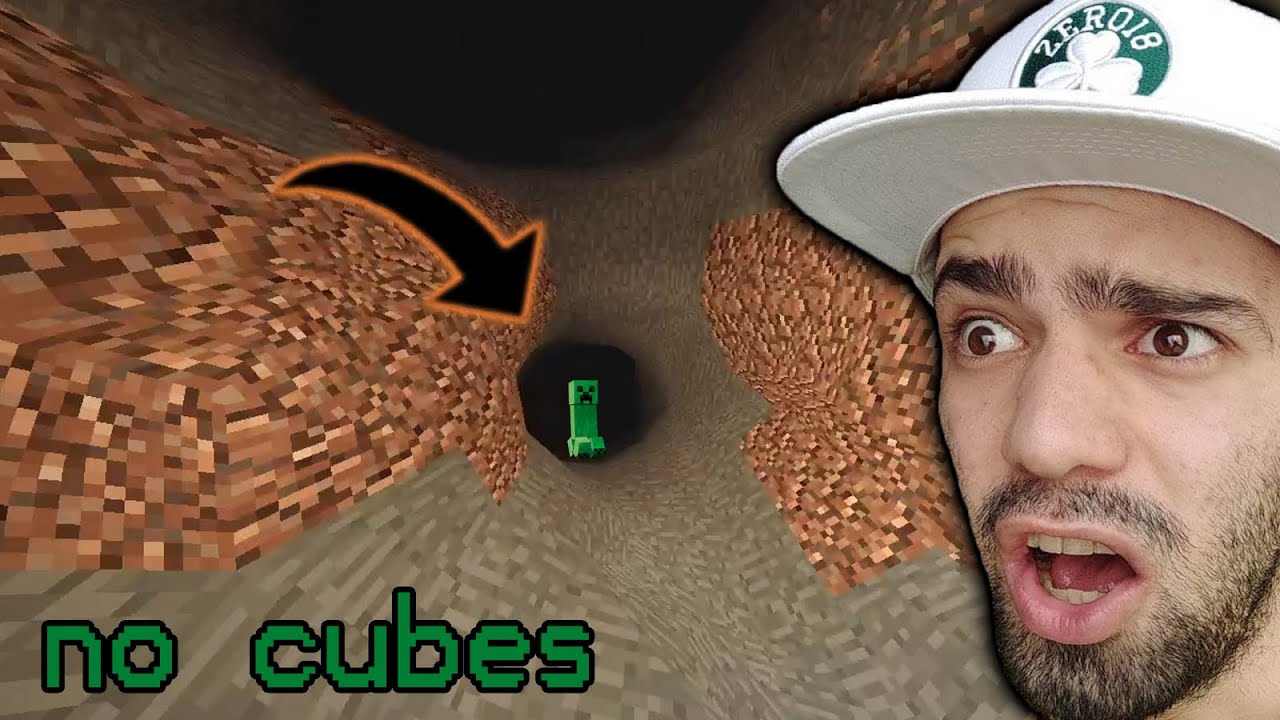 توی ماینکرفت دیگه هیچ مکعبی وجود نداره !! minecraft nocubes
