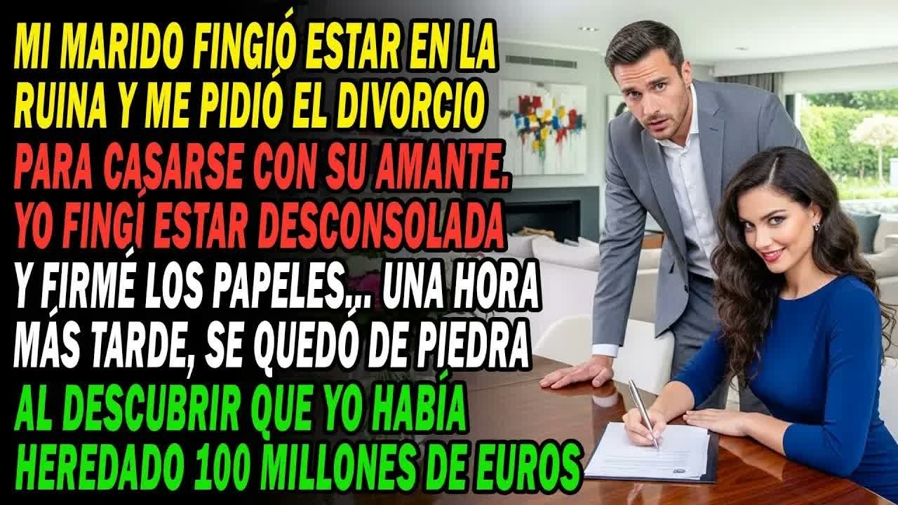 📃Fingió Deudas Para Pedir El Divorcio Por Su Amante😡 Fingí Estar Triste Y Firmé😏 1 Hora Después...🤫
