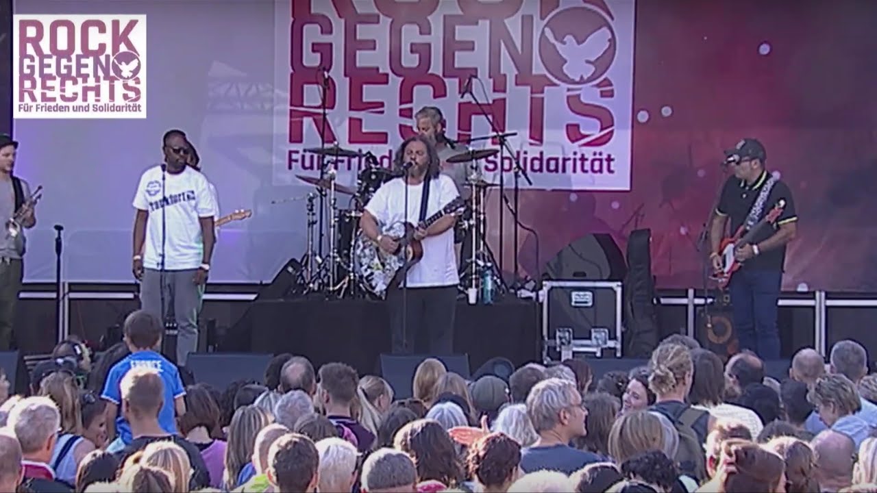 Gastone bei Rock gegen Rechts Frankfurt 01.09.2018