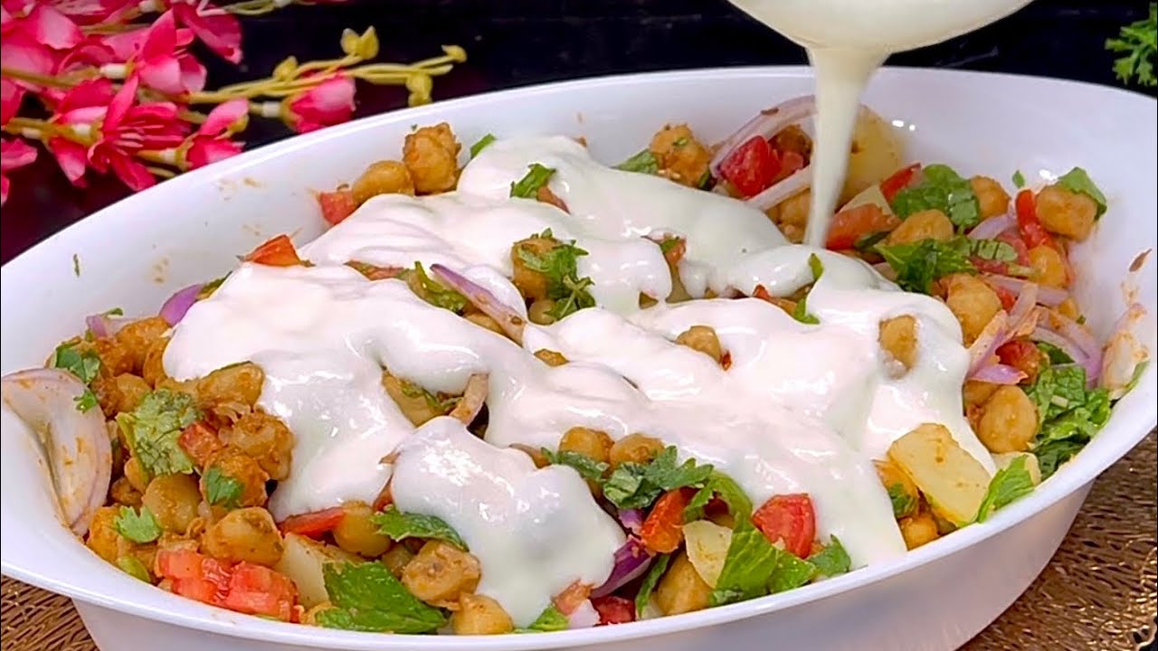 Ramzan Special Dahi Chana Chaat Recipe | Iftar Recipe | Healthy Chana Chaat Recipe | 