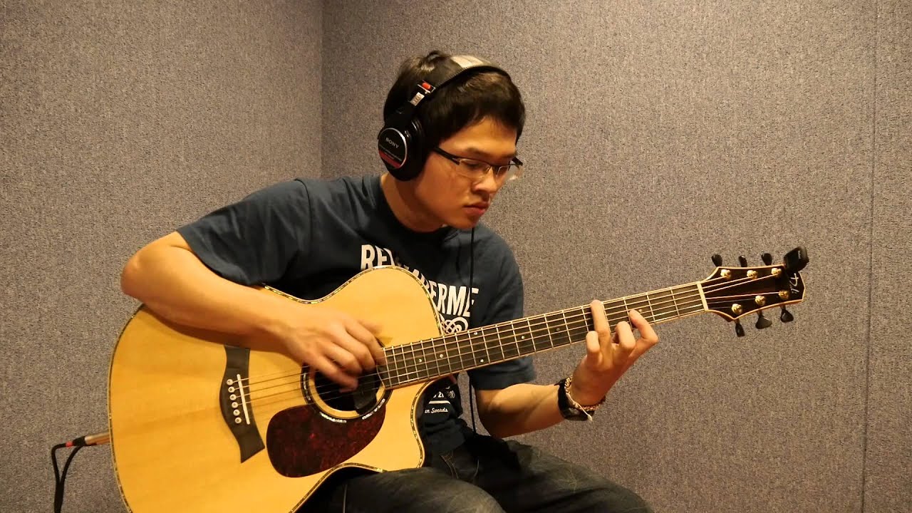 押尾光太郎  Big Blue Ocean  cover - 台中吉他教學