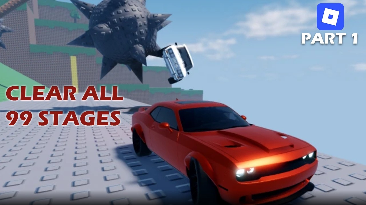 ROBLOX  [PART 1]  clear all 99 stages #roblox #gaming