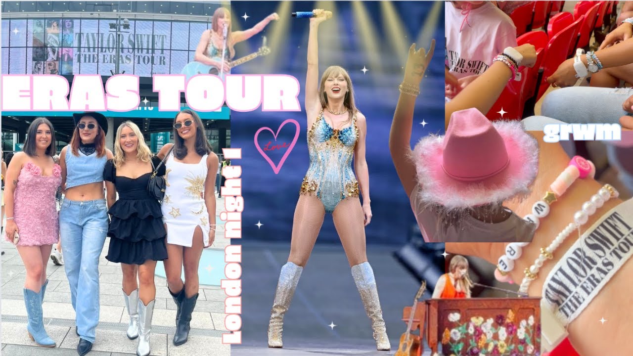 TAYLOR SWIFT ERAS TOUR VLOG✨🎶🪩🫶🏻 | LONDON NIGHT 1 | get ready with me & concert vlog | Chloe Ellis