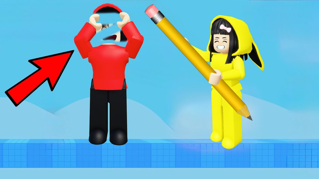 Yuta, Mio Dan Baby Celine Namatin Obby Pensil BAreng Popo Dan Mimi || ROBLOX