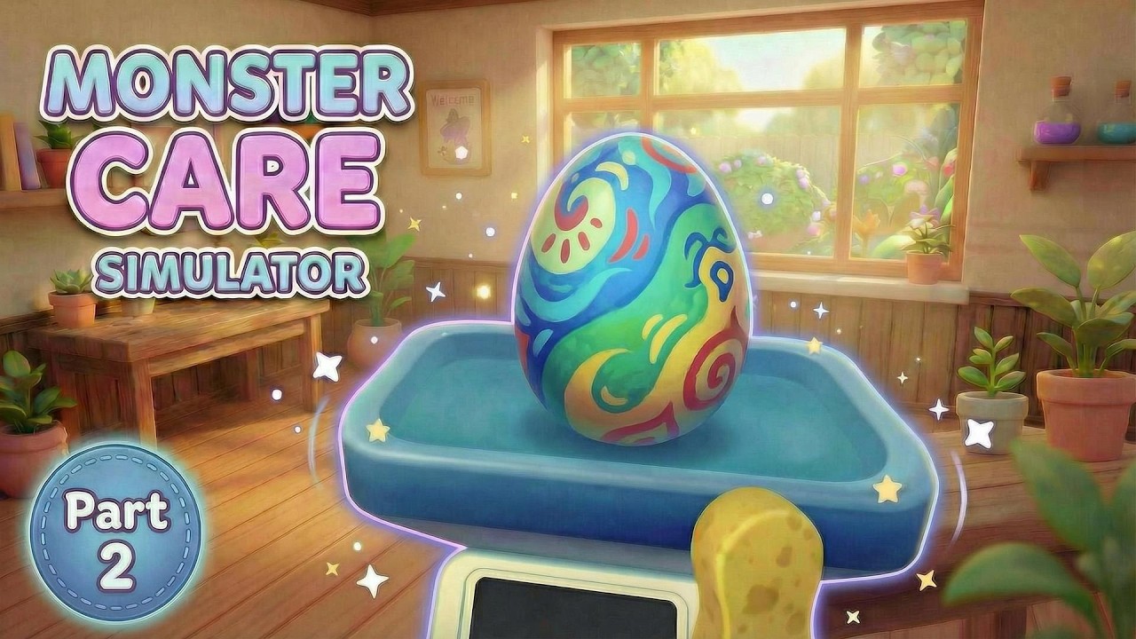 Hatching My Own Baby Monster! - Monster Care Simulator (No Commentary Part 2)