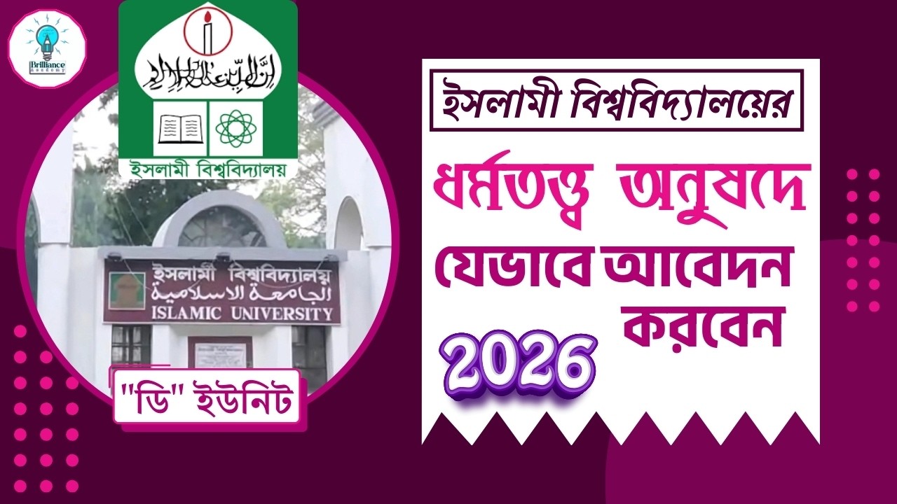 ইসলামী বিশ্ববিদ্যালয়ের ধর্মতত্ত্ব অনুষদ তথা 