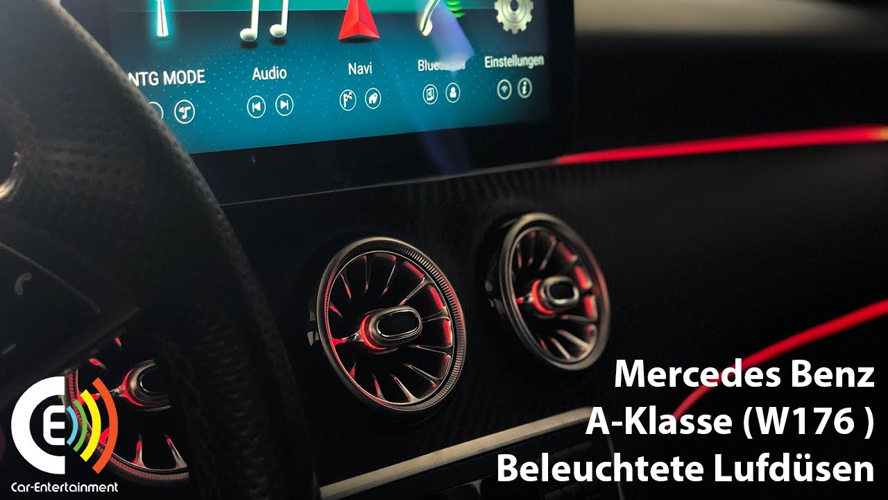Mercedes Benz | A- Klasse W176 / W177 | mit Beleuchteten RGB Luftdüsen