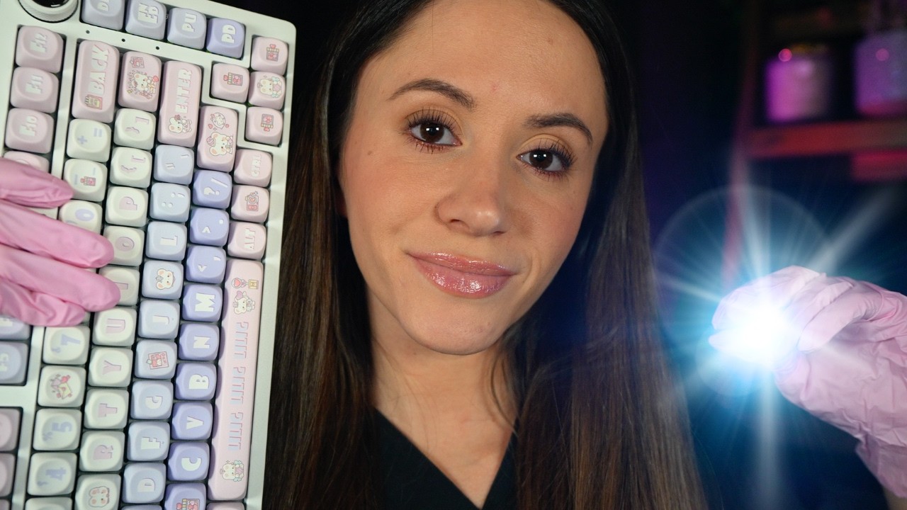 ASMR In Depth Eye Exam With Lots Of Typing 👀