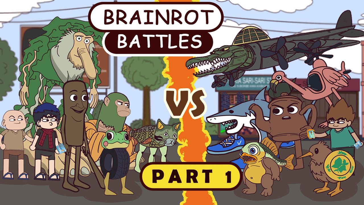 BRAINROT ANIMATION PART 1 TUNG TUNG TUNG SAHUR | Brainrot Cards | Pinoy Animation
