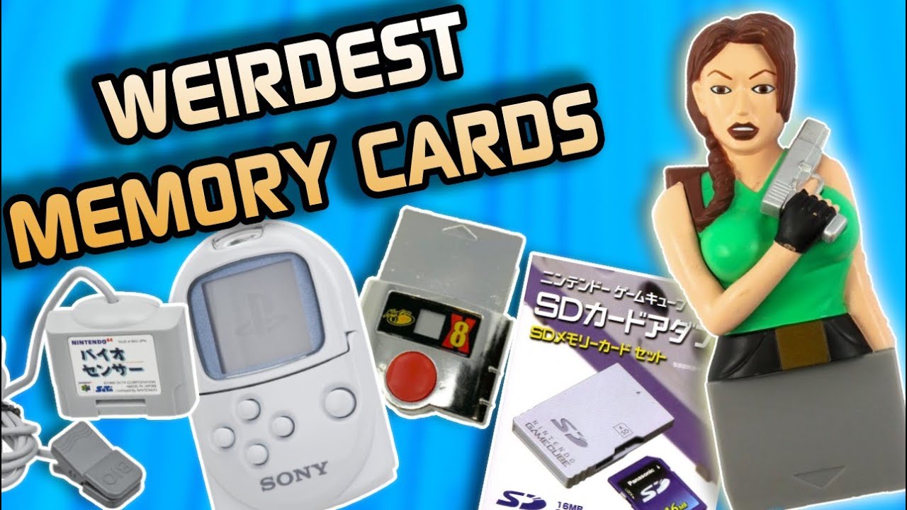 The Weirdest Video Game Console Memory Cards