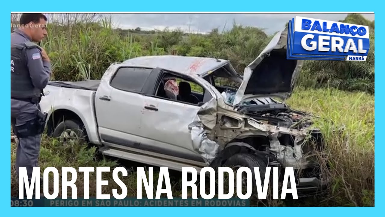 Casal morre atropelado ao descer do carro para trocar pneu