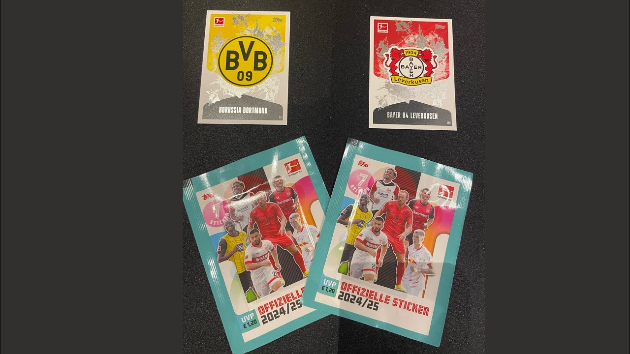 Das spiel Dortmund VS Leverkusen| Topps Bundesliga Sticker Serie 2024/25