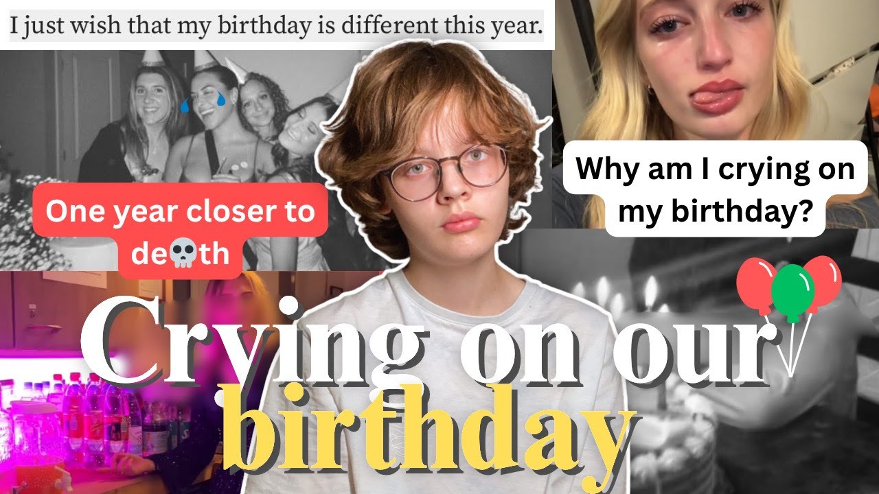 Психологические причины, по которым люди плачут в свой день рождения.