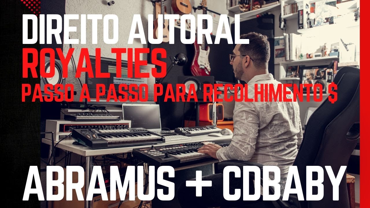 Passo a passo pela ABRAMUS e CDBABY para recolhimento de direito autoral e royalties.