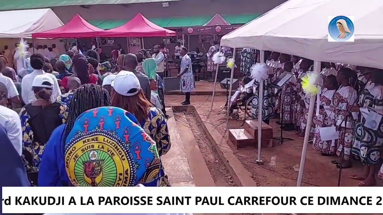 MESSE DE PREMICES DE MGR LEONARD KAKUDJI A LA PAROISSE  ST PAUL CARREFOUR   CE DIMANCHE 25022024