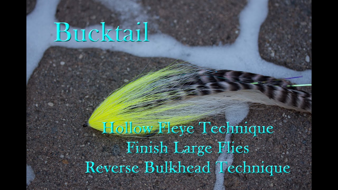 Bucktail - обратная переборка, финишная ловля больших мушек