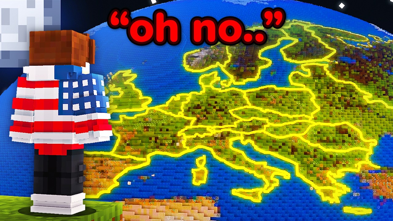 American Tries to Name European Countries in Minecraft