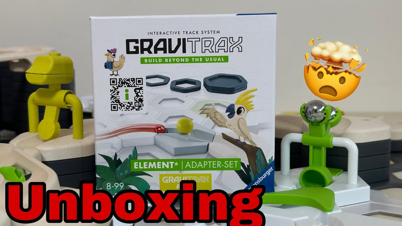 GraviTrax Junior Adapter Set Unboxing😱➕Beispielbahn mit Tricks | Neuheit 2024