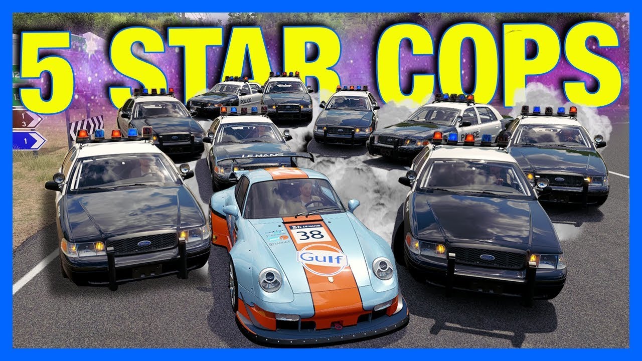 Forza Horizon 3 Online : 5 STAR WANTED LEVEL!!