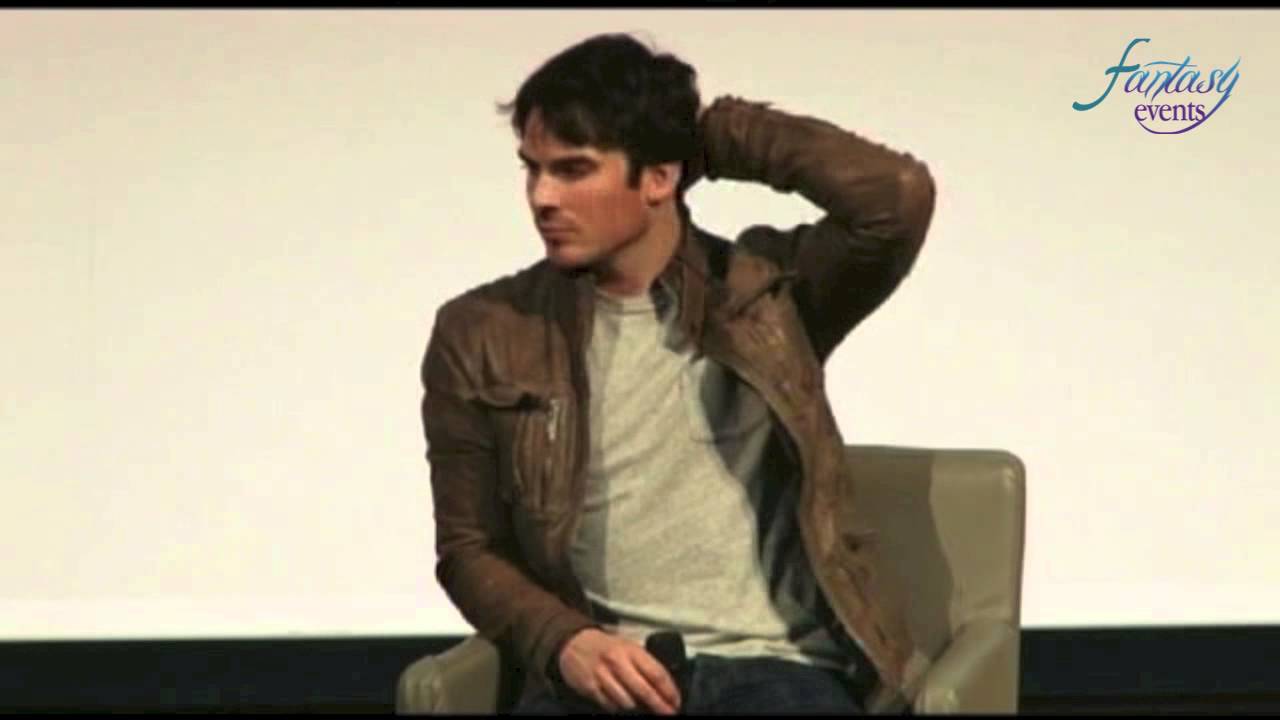 LOVE AND BLOOD ITACON ITALY - Ian Somerhalder Full Panel