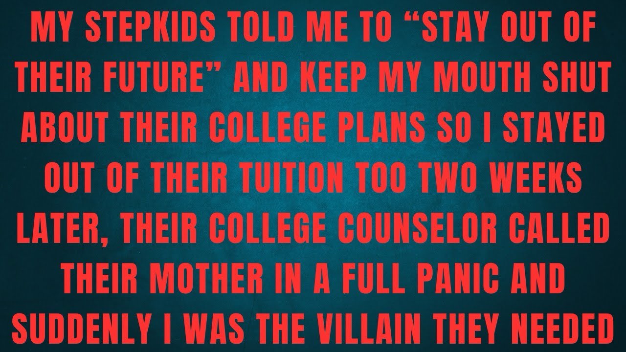 MY STEPKIDS TOLD ME TO 