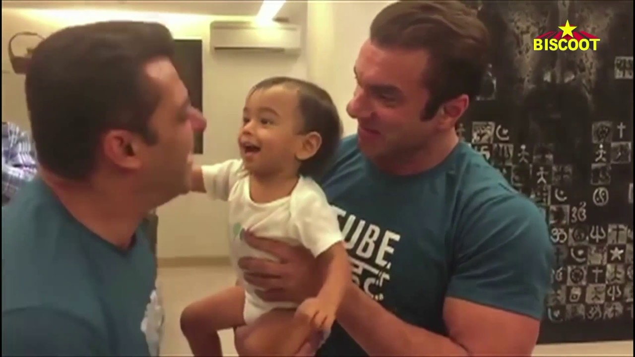 Salman Khan Family Time With Arpita Khan's CUTE Son Ahil Inside SALMAN KHAN HOUSE