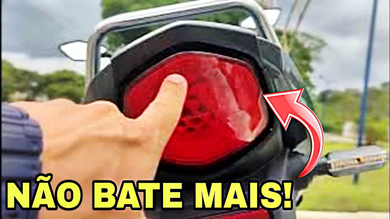 Fan 160 instalando reforço de rabeta,COMO NÃO TER A LANTERNA TRASEIRA BATENDO NA MOTO
