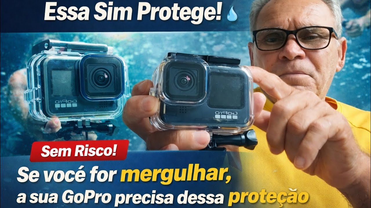 Não perca sua GoPro no mergulho! Essa proteção é indispensável 🌊📸