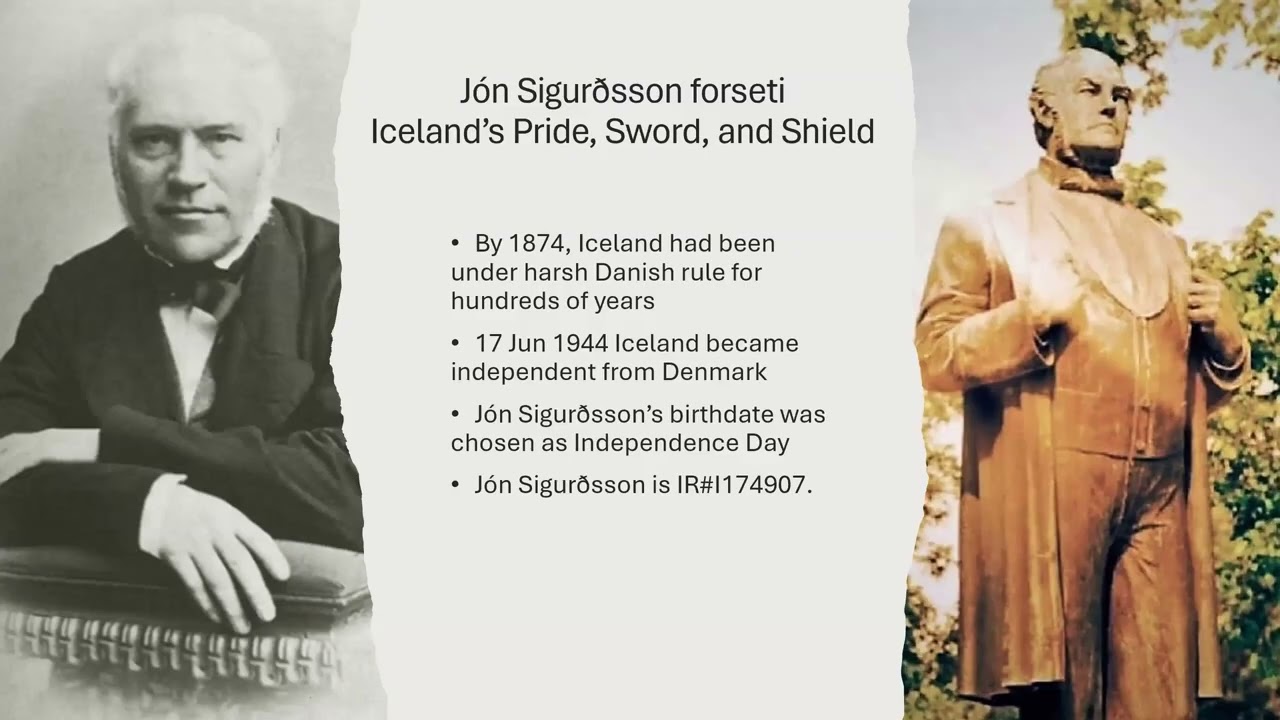 First Day of the Icelanders Festival in 1874