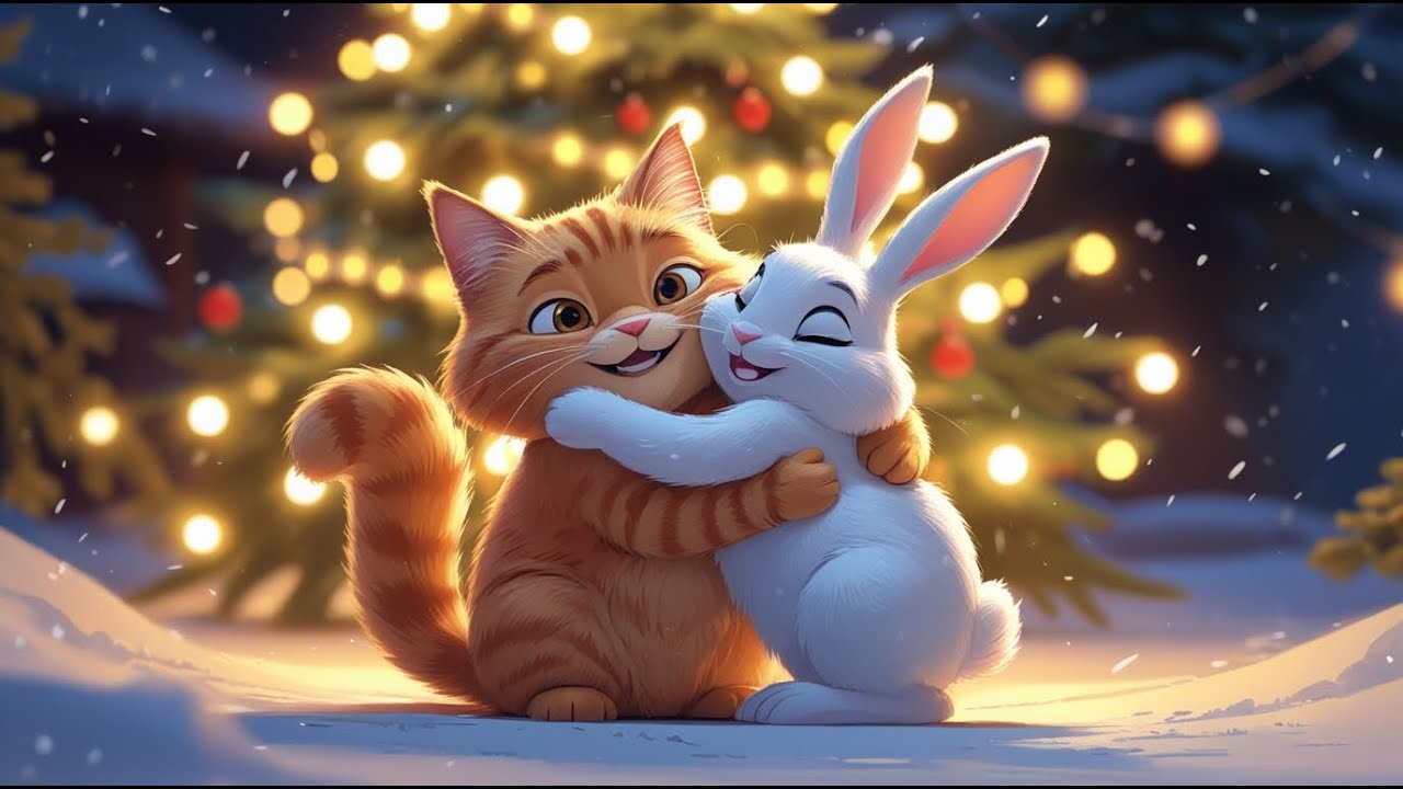 🎄Новорічні пісеньки для дітей! Передзвін🔔 Jingle Bells 🎅🐰🐱 Про ЗАЙЧИКА, про ялиночку, про свято!