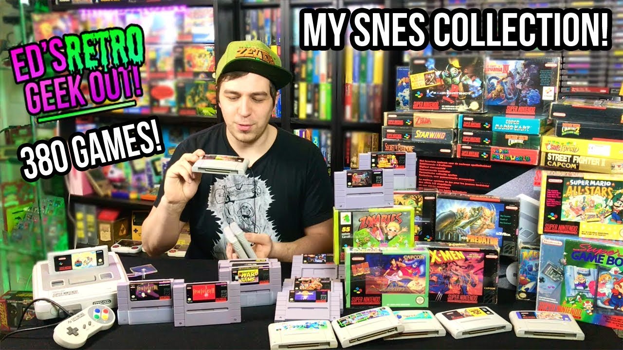 SNES Collection Tour 2019! Super Nintendo Games, Consoles & Accesories!