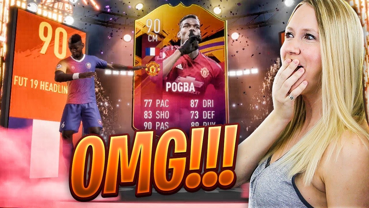 OMFG!! I PACKED 90 FUT HEADLINER POGBA !!!