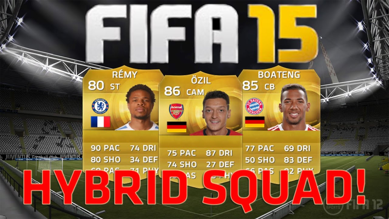 FIFA 15 Ultimate Team | Amazing 150k Hybrid Squad Builder ft. Ozil, Boateng & Remy!