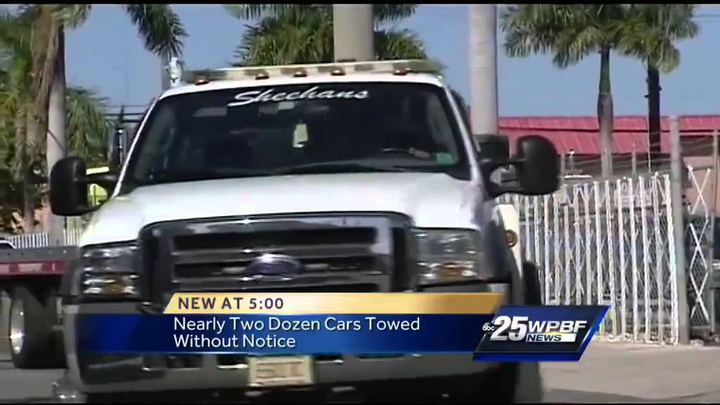 Condo residents angered over towed cars