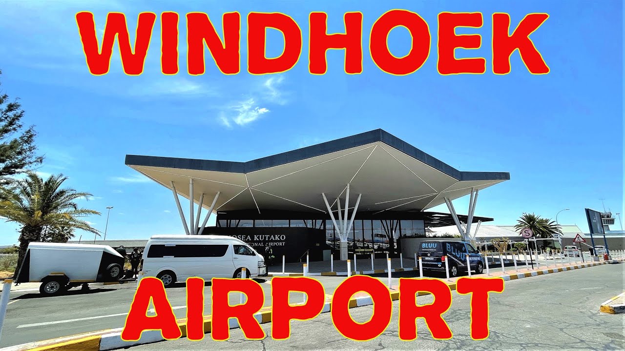 Windhoek Hosea Kutako International Airport in Namibia, southern Africa