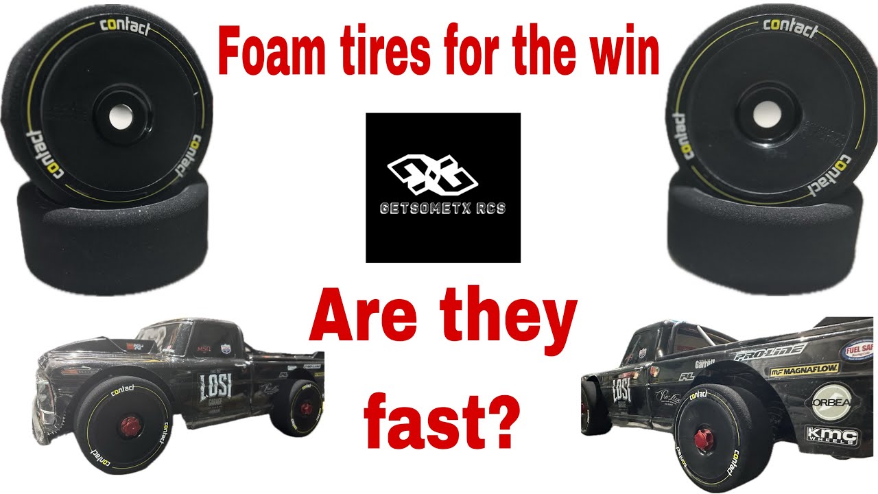 New Foam RC Tires - Contact GT8