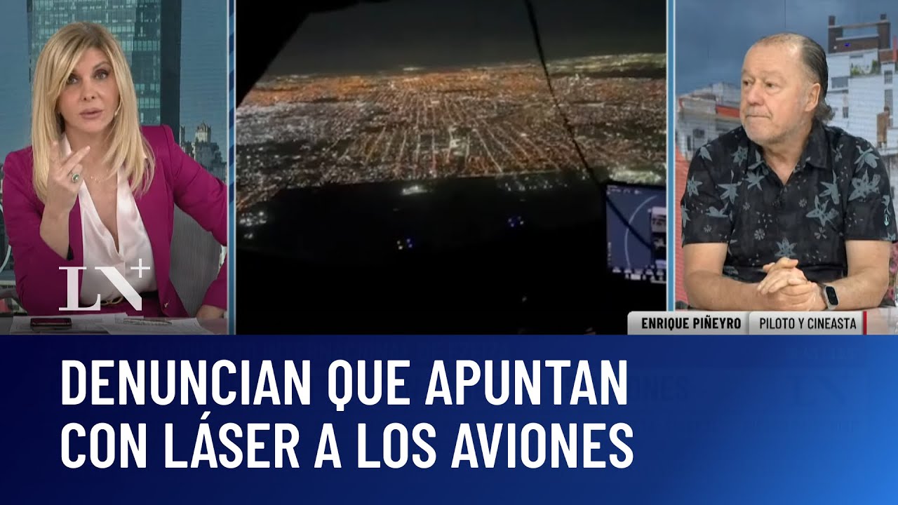 Denuncian que apuntan con láser a los aviones en el Aeropuerto Internacional de Ezeiza