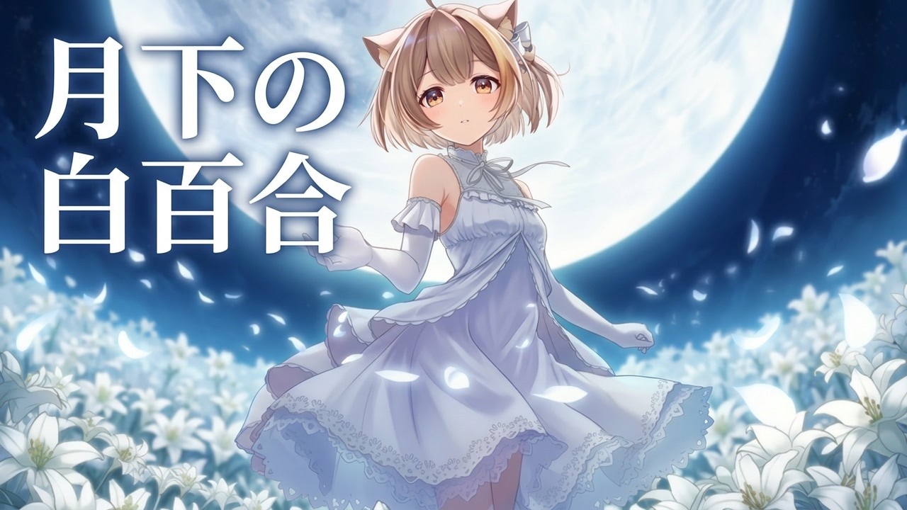 月下の白百合 - まるめろ | 月夜に咲くゴシックで気高いOP系アニソン【MV】