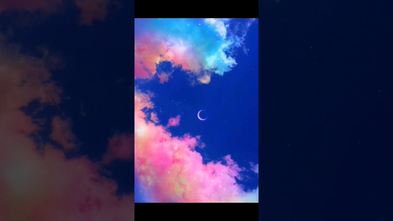 clouds star/moon aesthetic (middle of the night) 