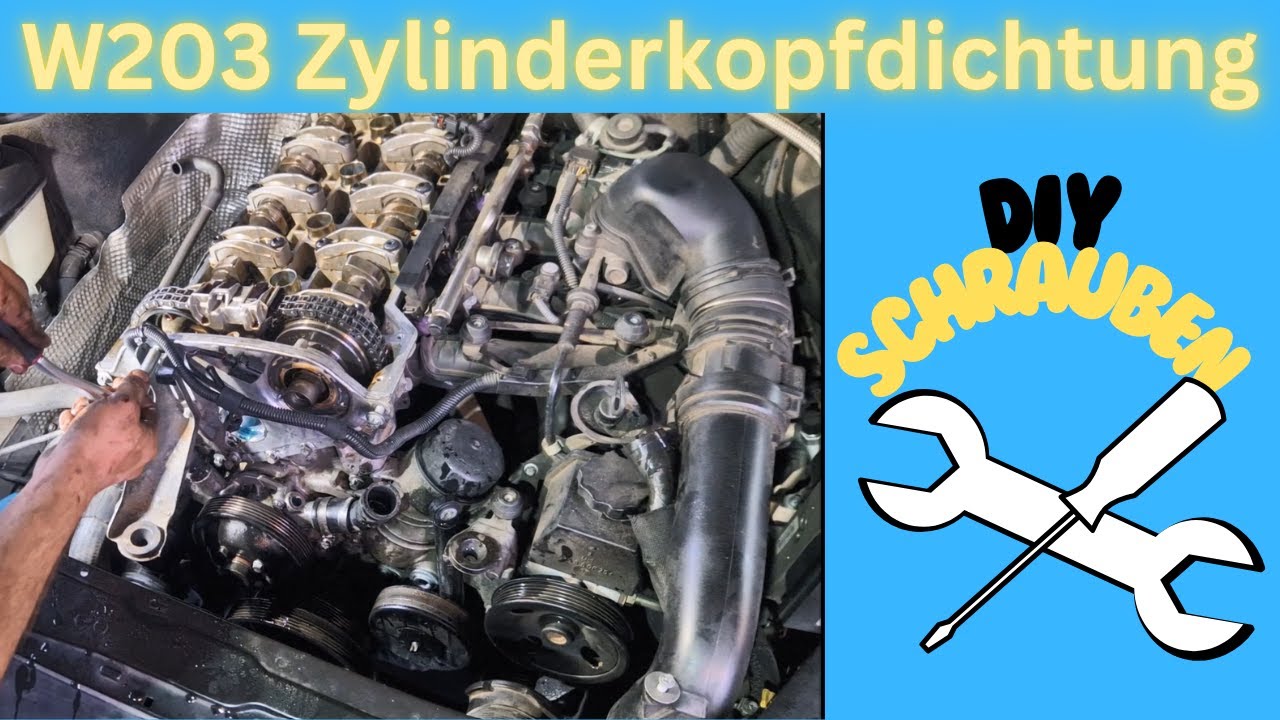 Wechsel Zylinderkopfdichtung W203 C200 Kompressor - Folge 01