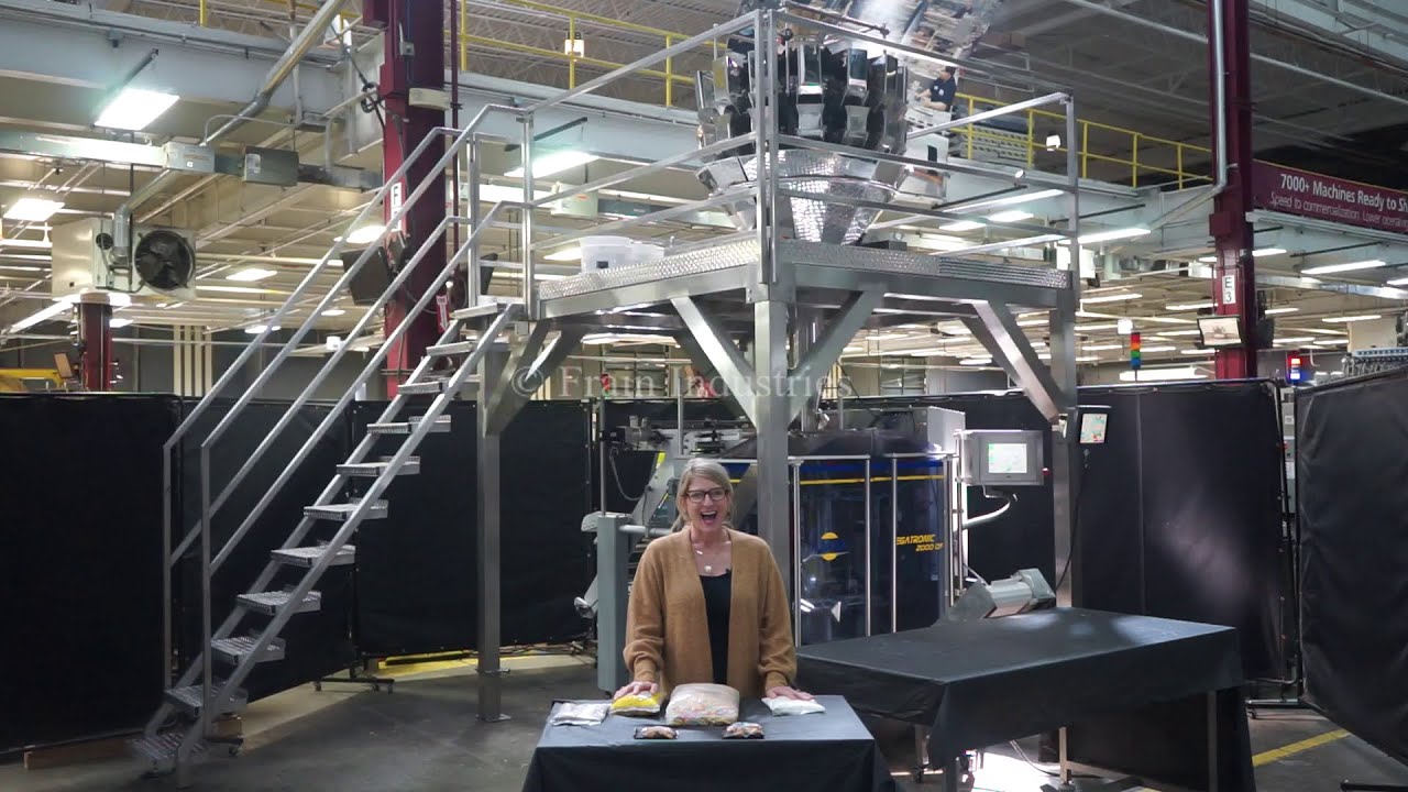 Ilapak Form & Fill VEGATRONIC 2000 With Ohlson Scale Filling System Demonstration