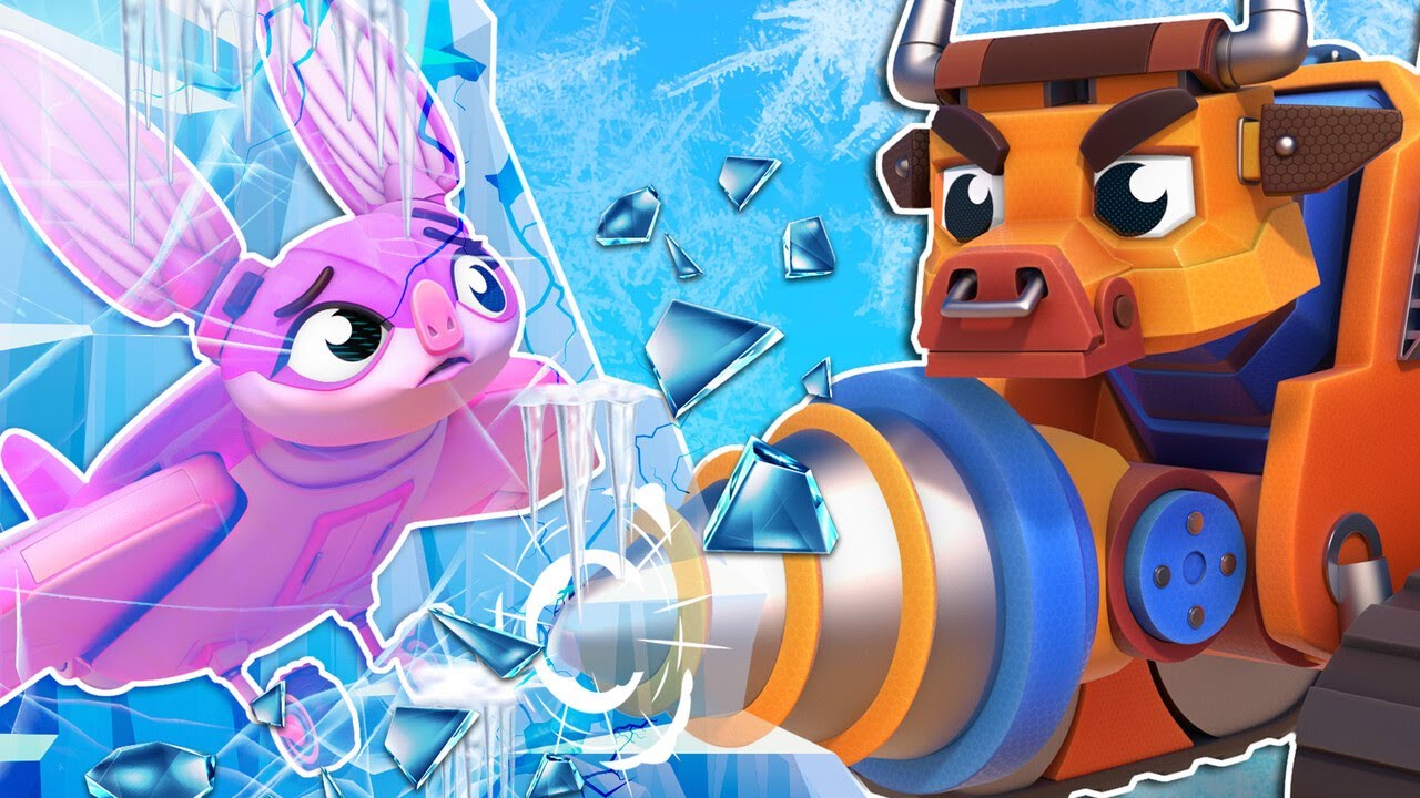 Бык-бульдозер своим БУРОМ освобождает ЗАМОРОЖЕННЫХ людей | Супер спасательный отряд